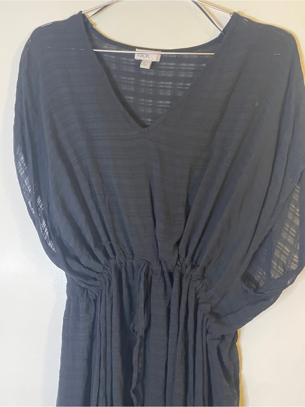 Black Women’s Lightweight Semi-Sheer Coverup